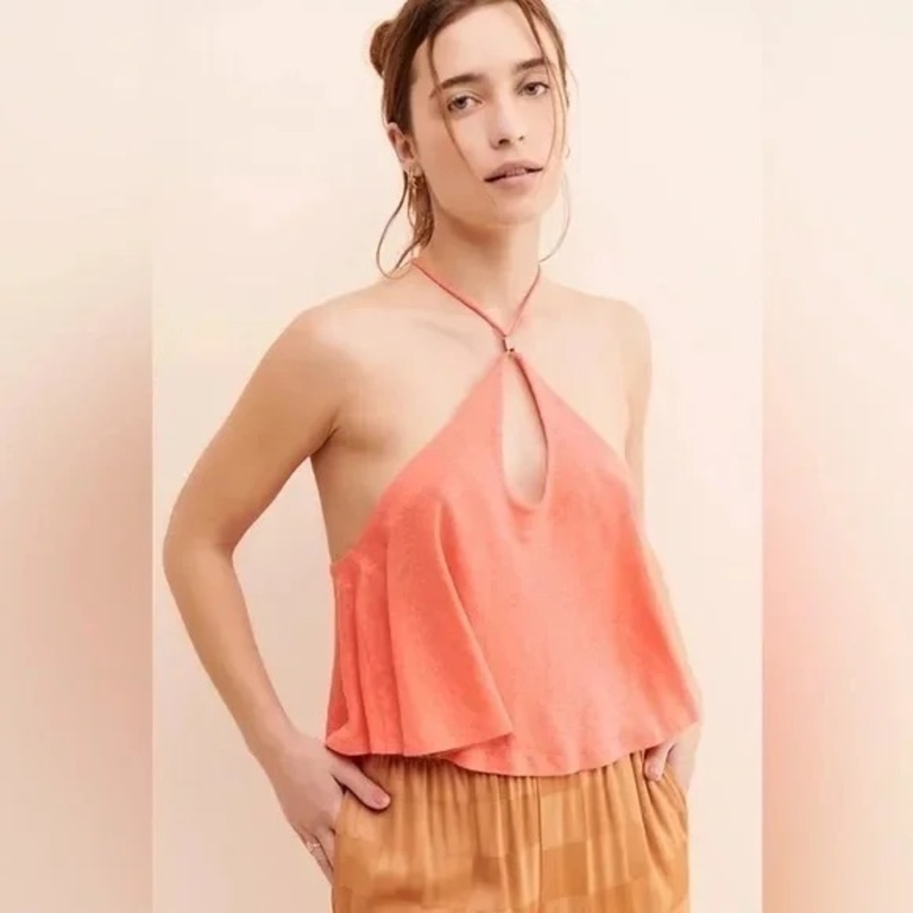 ❄️ Free People | Long Weekend Top Orange Various Sizes Boho Beach